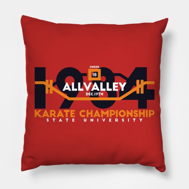 1921338_1 Karate Kid Karate Championship Throw Pillow Official Karate Merch