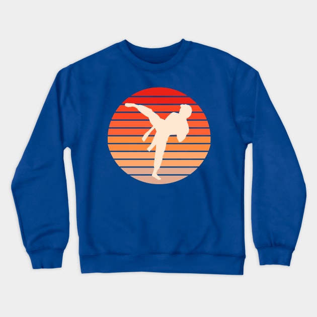 19834388_0-13 Karate Retro Crewneck Sweatshirt Official Karate Merch