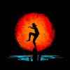 Karate Kid Minimal Tribute Painting Throw Pillow Official Karate Merch
