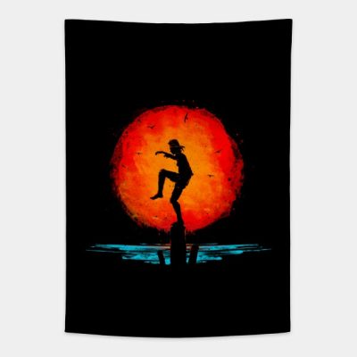 Karate Kid Minimal Tribute Painting Tapestry Official Karate Merch
