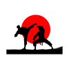 Karate Throw Pillow Official Karate Merch
