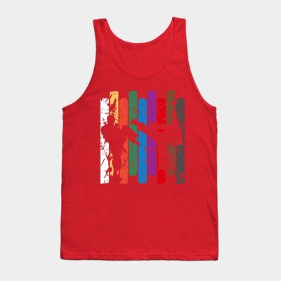 Retro Karate Silhouette Tank Top Official Karate Merch