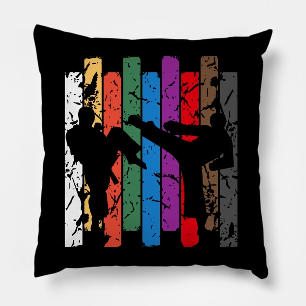 4838050_0-32 Retro Karate Silhouette Throw Pillow Official Karate Merch