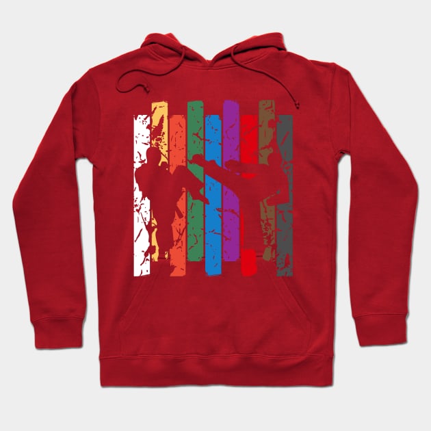 4838050_0 Retro Karate Silhouette Hoodie Official Karate Merch