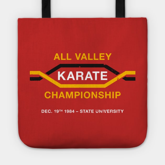 627841_1-7 All Valley Karate Championship Aged Look Tote Official Karate Merch