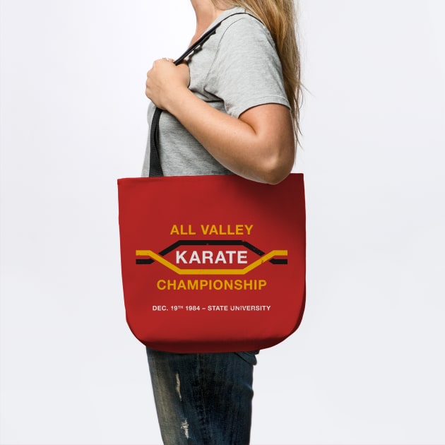 627841_1-8 All Valley Karate Championship Aged Look Tote Official Karate Merch