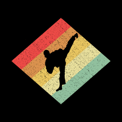 Retro Vintage 80S Karate Gift For Karateka Tapestry Official Karate Merch
