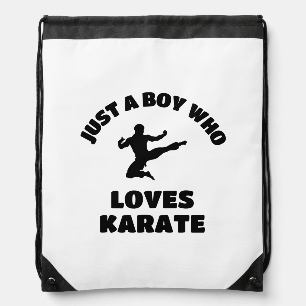 just_a_boy_who_loves_karate_drawstring_bag-r22585453e9d94700a9314167cf7229c5_zffcx_1000 just a boy who loves karate drawstring bag - Karate Gifts