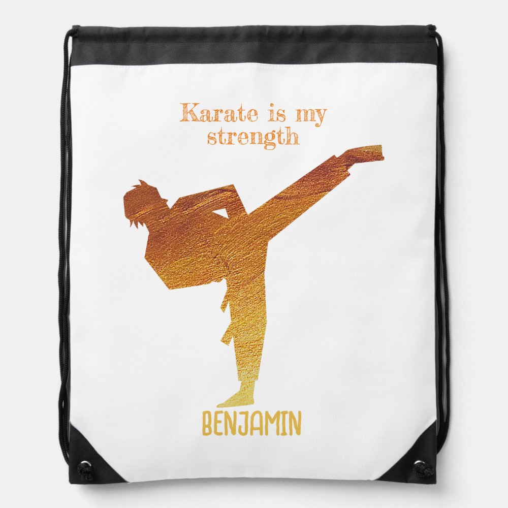 karate_silhouette_modern_masculine_gold_white_drawstring_bag-rce2e0f0180c24de99ccec2f628254d4c_zffcx_1000 karate silhouette modern masculine gold white drawstring bag - Karate Gifts