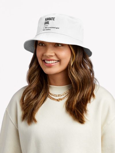 Karate Girl Definition Bucket Hat Official Karate Merch