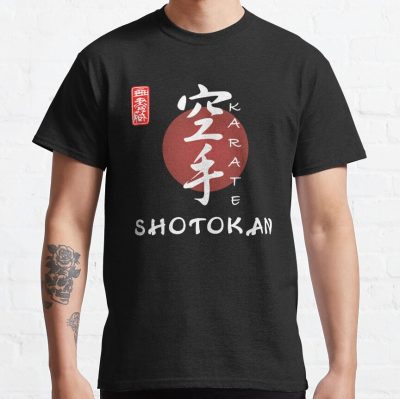 Shotokan Calligraphy Karate Instructor Design - Japanese Martial Art Design For A Karate Lover T-Shirt Official Karate Merch