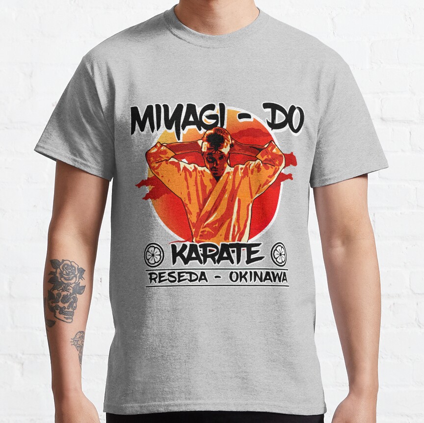 ssrcoclassic_teemensheather_greyfront_altsquare_product1000x1000.u1-19 Miyagi Do Karate T-Shirt Official Karate Merch