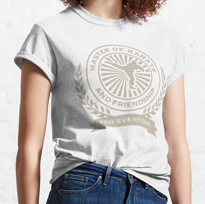 ssrcoclassic_teewomensfafafaca443f4786front_altsquare_product1000x1000.u1-1 Master Of Karate And Friendship T-Shirt Official Karate Merch