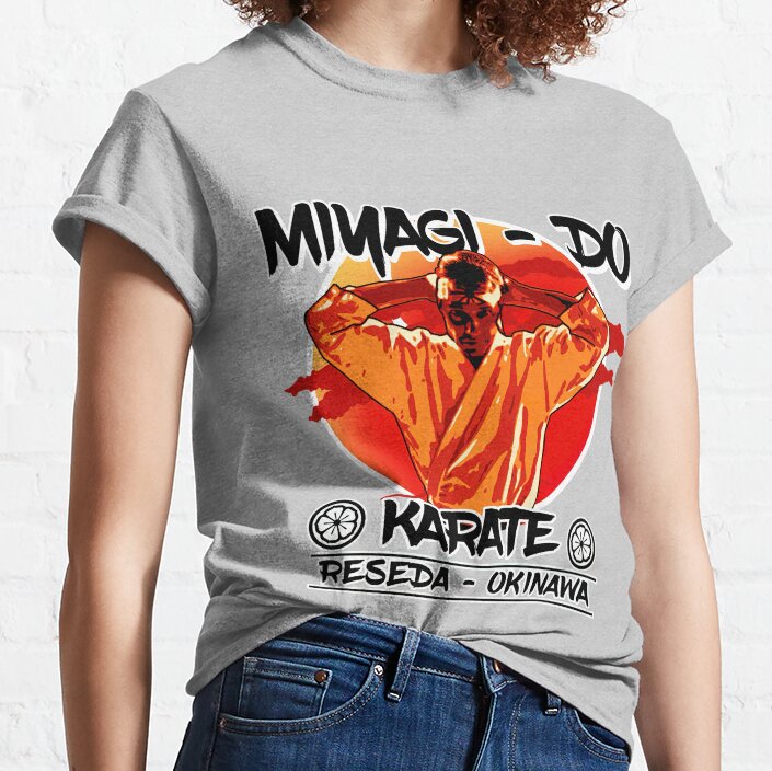 ssrcoclassic_teewomensheather_greyfront_altsquare_product1000x1000.u1-4 Miyagi Do Karate T-Shirt Official Karate Merch