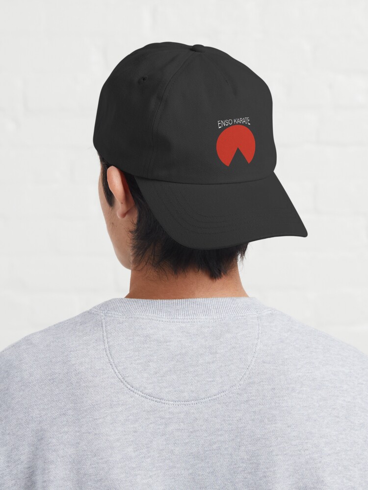 ssrcodad_hatmens10101001c5ca27c6back_fronttall_portrait750x1000-bgf8f8f8-1 Enso Karate White Text Cap Official Karate Merch