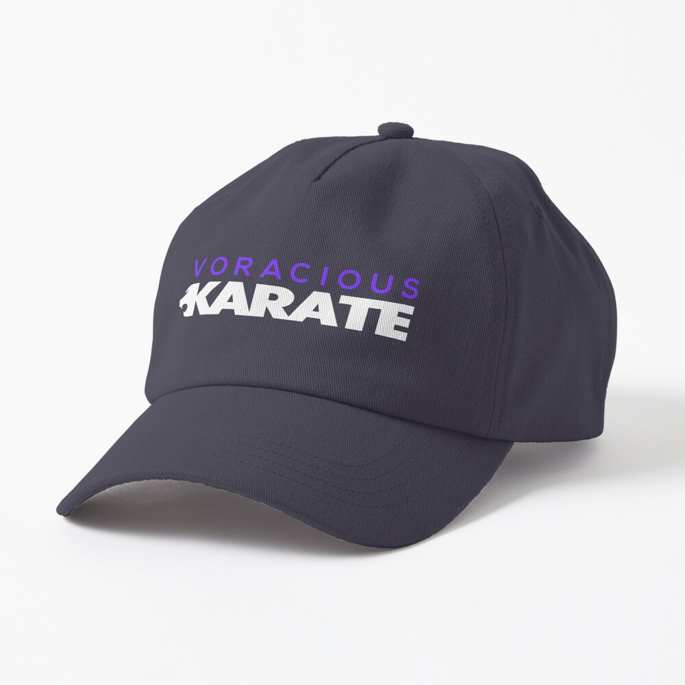 ssrcodad_hatproduct322e3f696a94a5d4front_three_quartersquare1000x1000-bgf8f8f8-3 Voracious Karate Logo Cap Official Karate Merch
