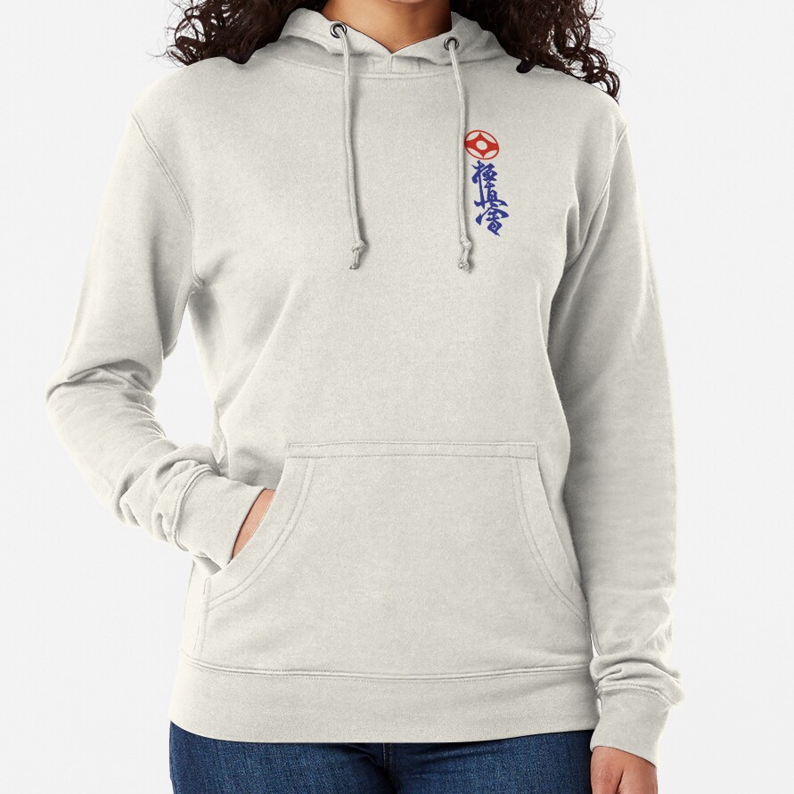 ssrcolightweight_hoodiewomensoatmeal_heatherfrontsquare_productx1000-bgf8f8f8-2 Kyokushin Kaku And Kanji Hoodie Official Karate Merch