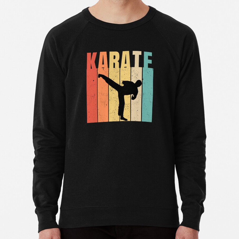 ssrcolightweight_sweatshirtmens10101001c5ca27c6frontsquare_productx1000-bgf8f8f8-18 Retro Karate, Vintage Karate Sweatshirt Official Karate Merch