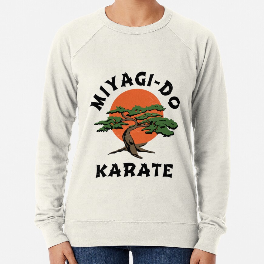 ssrcolightweight_sweatshirtwomensoatmeal_heatherfrontsquare_productx1000-bgf8f8f8 Miagi Do Karate T Shirt Pullover Sweatshirt Sweatshirt Official Karate Merch