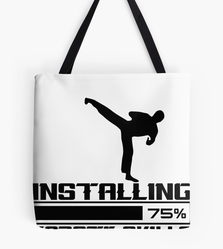 tb1040x1040large-c1198800800-bgf8f8f8.u8-14 Installing Karate Skills - Karate Skills - Karate Lover Desing Tote Bag Official Karate Merch