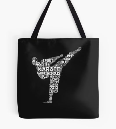 Karate Words Tote Bag Official Karate Merch