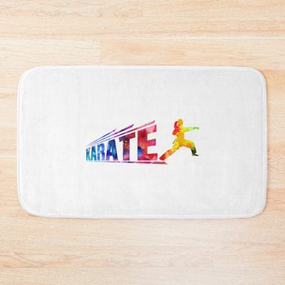 Karate Bigger Watercolor Bath Mat Official Karate Merch