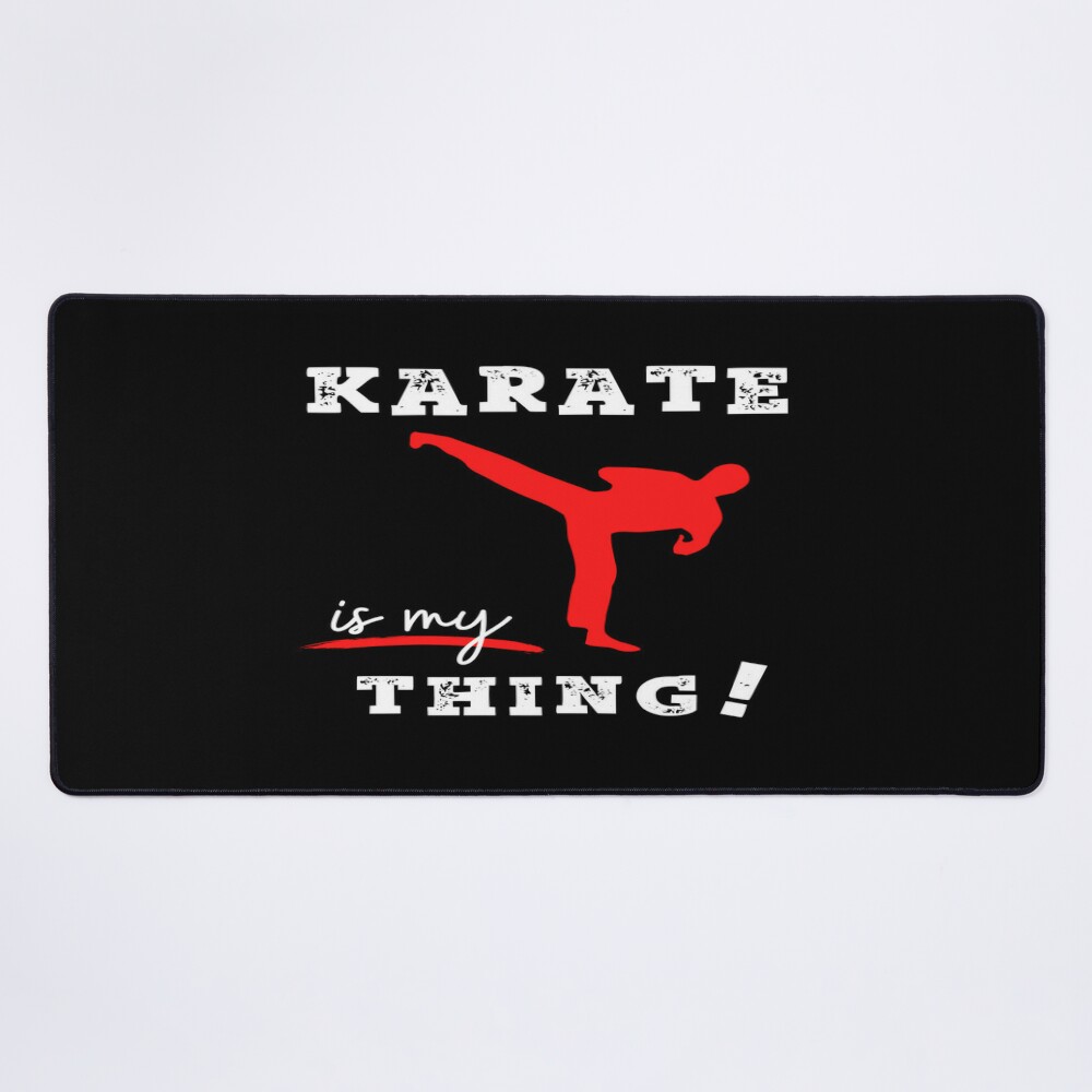urdesk_mat_flatlaysquare1000x1000-11 Karate Is My Thing! Mouse Pad Official Karate Merch