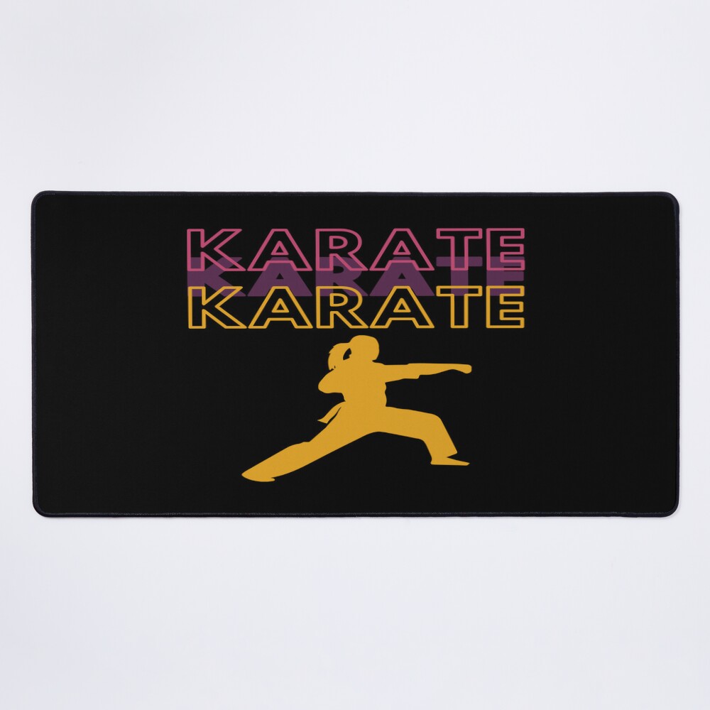 urdesk_mat_flatlaysquare1000x1000-19 Karate 3 Word Mouse Pad Official Karate Merch