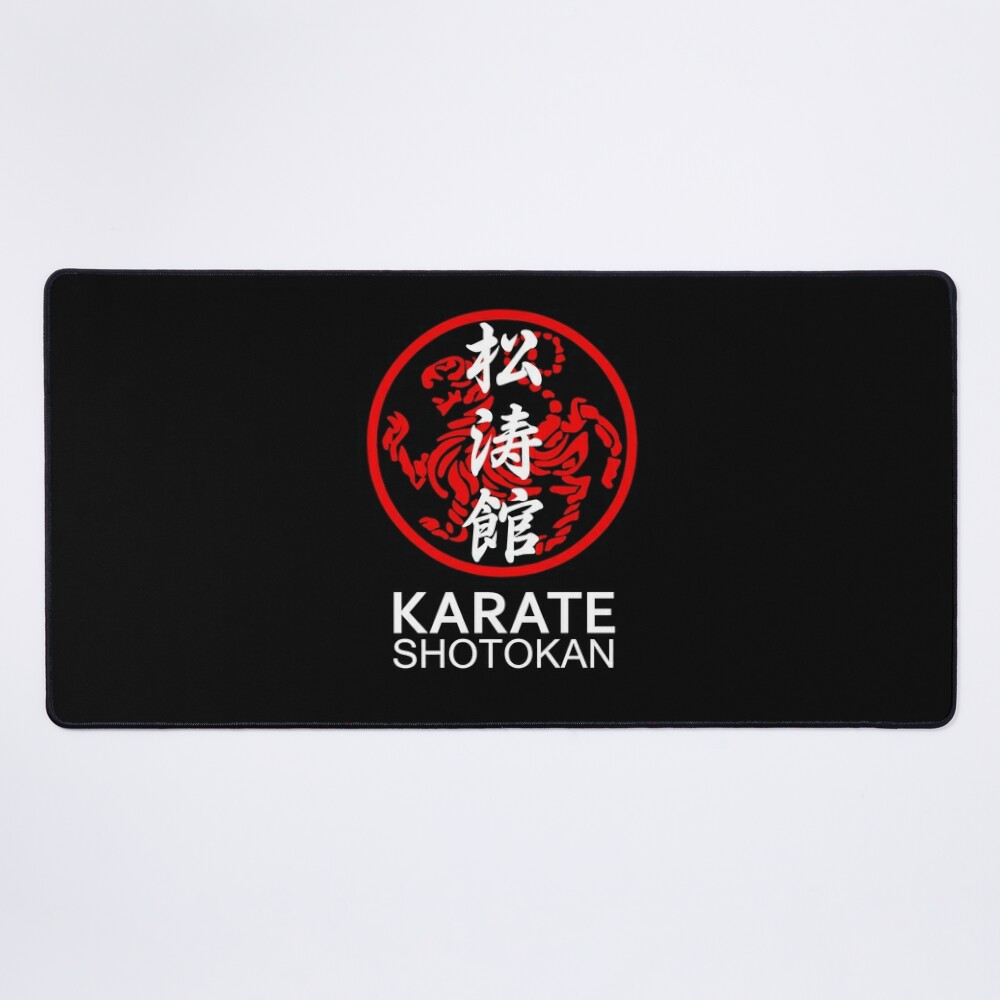 urdesk_mat_flatlaysquare1000x1000-2 Shotokan Karate Symbol And Kanji White Text Mouse Pad Official Karate Merch