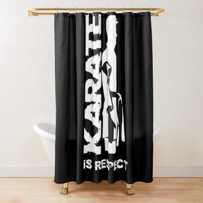 Karate Is Respect Shower Curtain Official Karate Merch