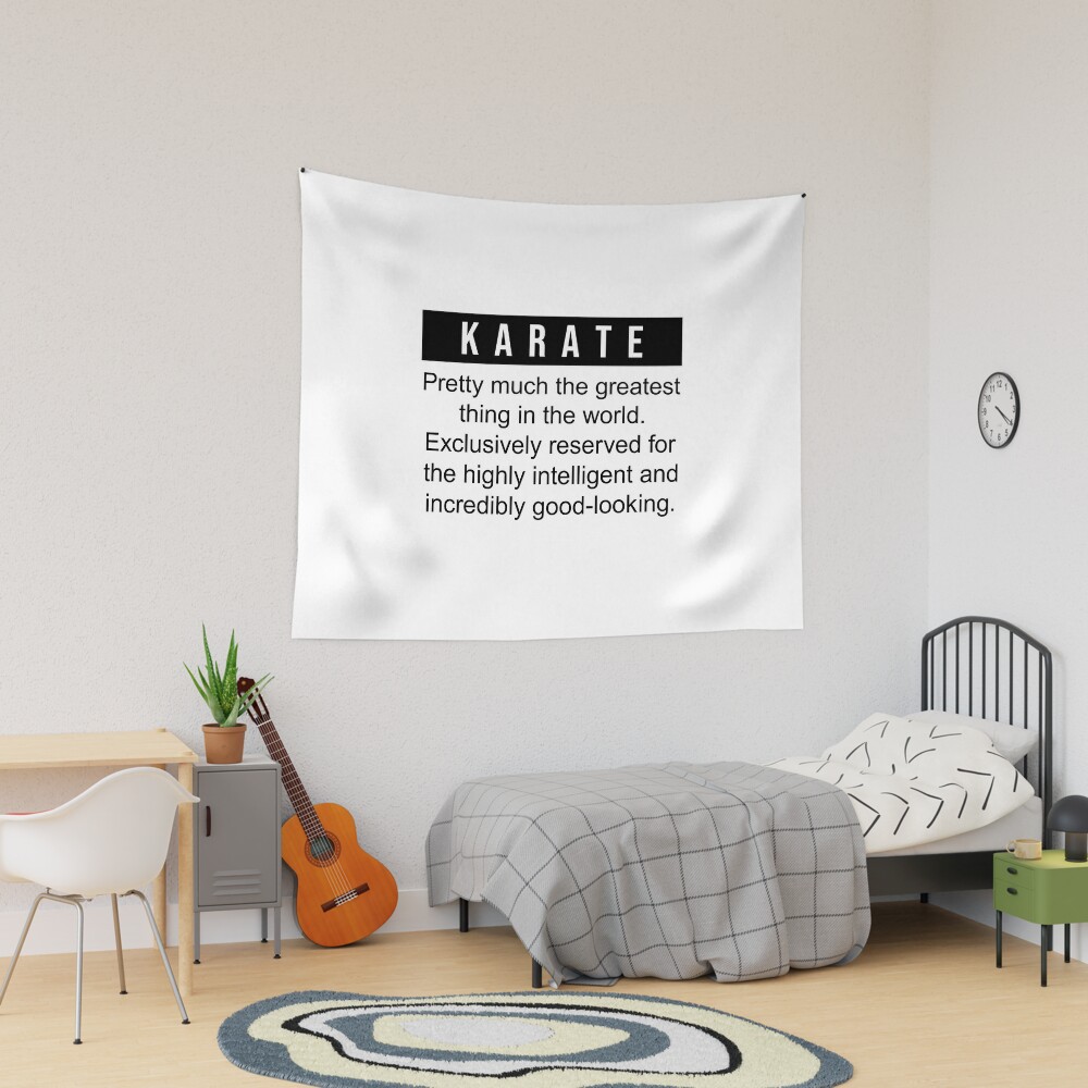 urtapestry_lifestyle_dorm_mediumsquare1000x1000.u2-15 Funny Karate Definition Tapestry Official Karate Merch
